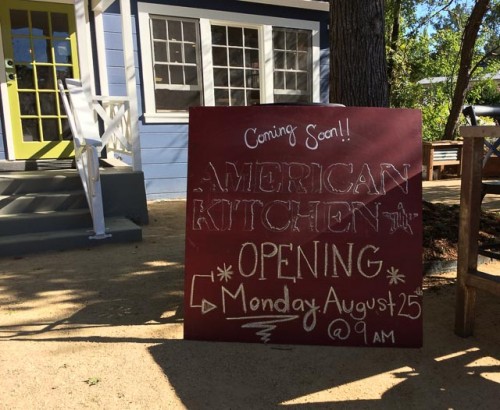  American  Kitchen  Opening this Monday Aug 25th in 