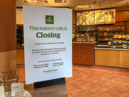 Closing Dining Room At Panera Bread