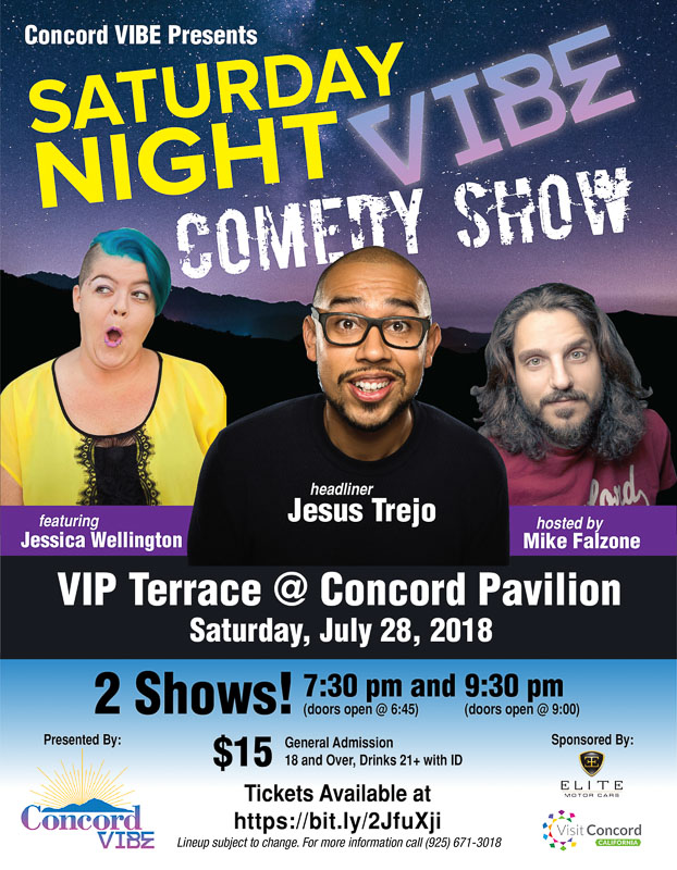 *Cancelled* Saturday Night VIBE Comedy Show at Concord Pavilion July ...