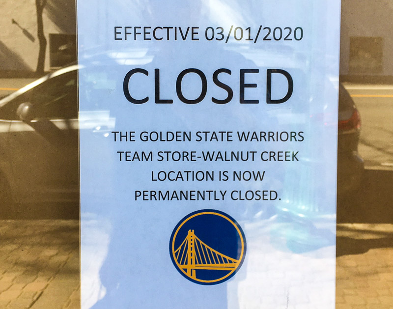 Golden State Warriors Team Store - Downtown Walnut Creek - Walnut